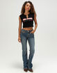 TRUE RELIGION Logo Womens V-Notch Tee image number 2