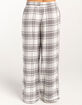FULL TILT Plaid Womens Pajama Pants image number 4