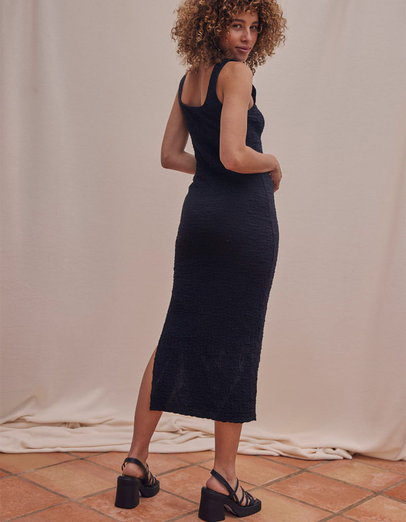 WEST OF MELROSE Textured Column Womens Midi Dress image number 4