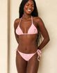 DIPPIN' DAISY'S Palm Tie Back Triangle Bikini Top image number 4