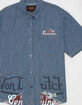 VON DUTCH Mens Snap Front Shirt image number 3