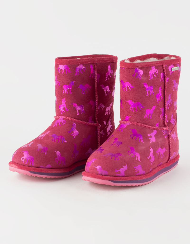 EMU Australia Rainbow Unicorn Brumby Girls Boots image number 0