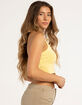 HEART & HIPS Womens Halter Crop Tank Top image number 2