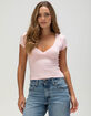 TILLYS Surplice Womens Tee image number 1
