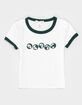 FULL TILT Lucky Girls Ringer Tee image number 2