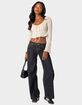 EDIKTED Lacey Long Sleeve Knit Top image number 5