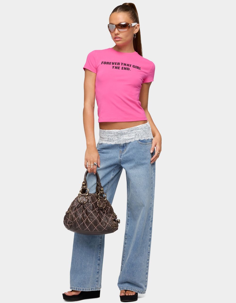 EDIKTED Forever That Girl Tee image number 4