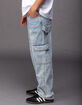 RSQ Mens Loose Fit Cargo Jeans image number 3