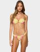 EDIKTED Miley Floral Bandeau Bikini Top image number 1