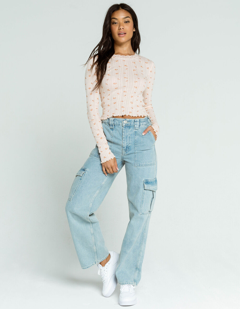 BDG Urban Outfitters Ditsy Pointelle Womens Top image number 4