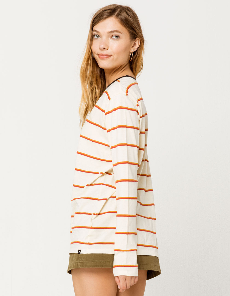 HURLEY Stripe Womens Tee image number 2