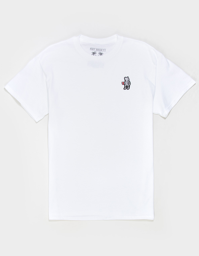 RIOT SOCIETY X-Ray Bear Embroidered Mens Tee image number 0