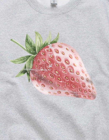 STRAWBERRY Vintage Distressed Unisex Crewneck Sweatshirt Alternative Image