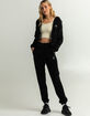 ADIDAS Velour Slim Jogger Womens Sweatpants image number 1