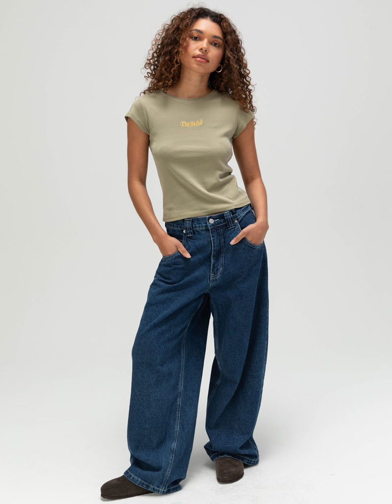 THRILLS Workwear Womens Cap Sleeve Tee image number 1