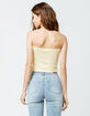 FULL TILT Essentials Light Yellow Womens Tube Top image number 3