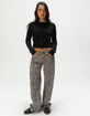 BDG Urban Outfitters Kayla Low Rider Womens Low Rise Leopard Print Baggy Jeans image number 1