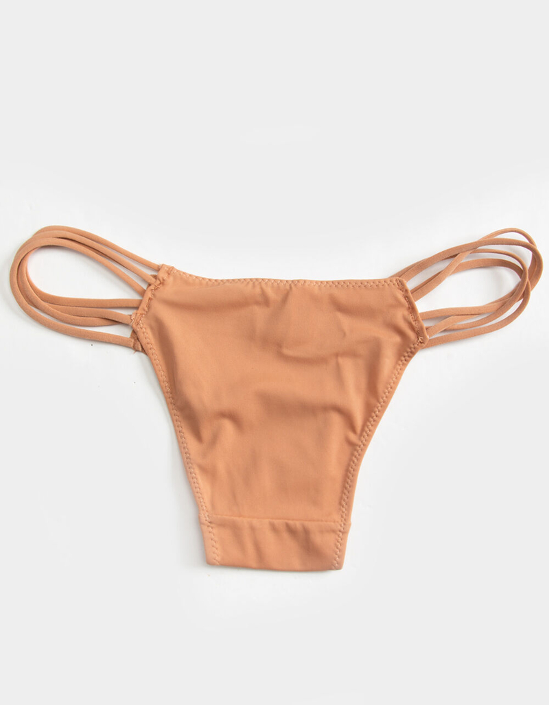 FULL TILT Faded Brown Twist Side Cheeky Panties image number 1