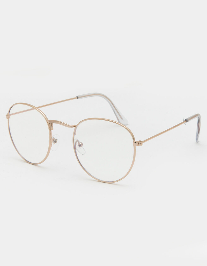 Blue Light Blocking Round Glasses image number 0