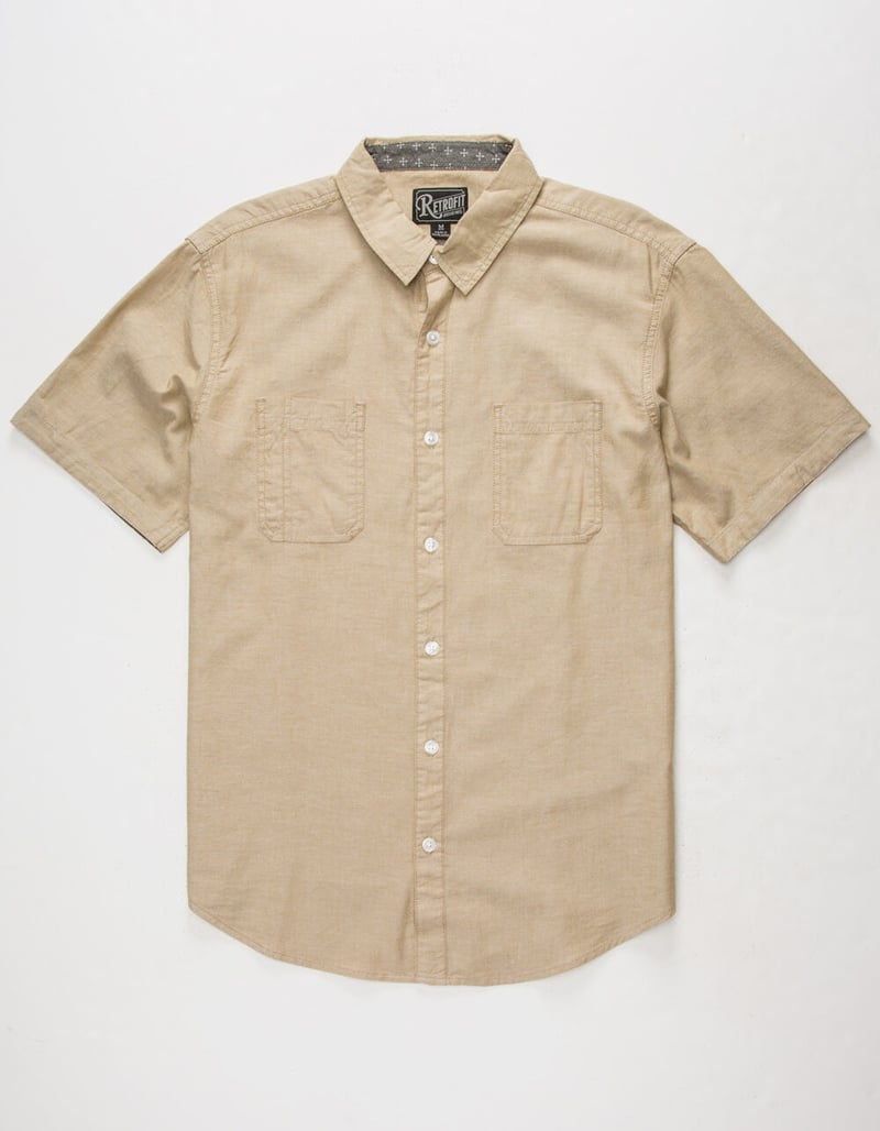 RETROFIT Luke Mens Chambray Shirt image number 0