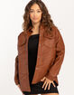 URBAN REPUBLIC Faux Leather Womens Shacket image number 1