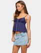EDIKTED Halsey Ruffle Tank Top image number 2