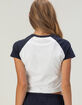 FULL TILT Womens Star Raglan Baby Tee image number 4
