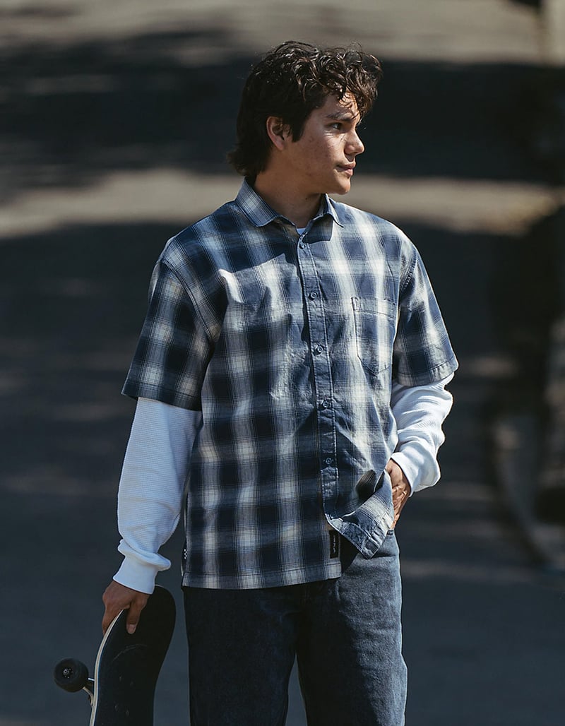 VANS x Nick Michel Mens Button Up Shirt image number 1