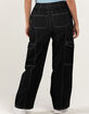 RSQ Womens Smock Waist Loose Cargo Pants image number 9