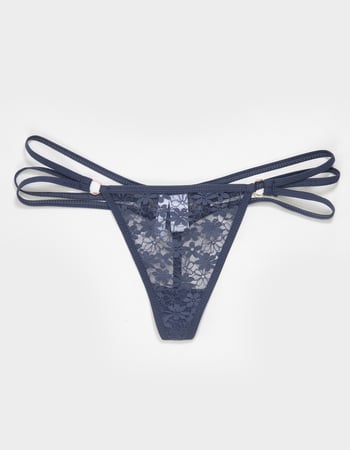 FULL TILT Strappy Side Lace Thong Primary Image