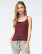 FULL TILT Essential Womens Ribbed Tank image number 1