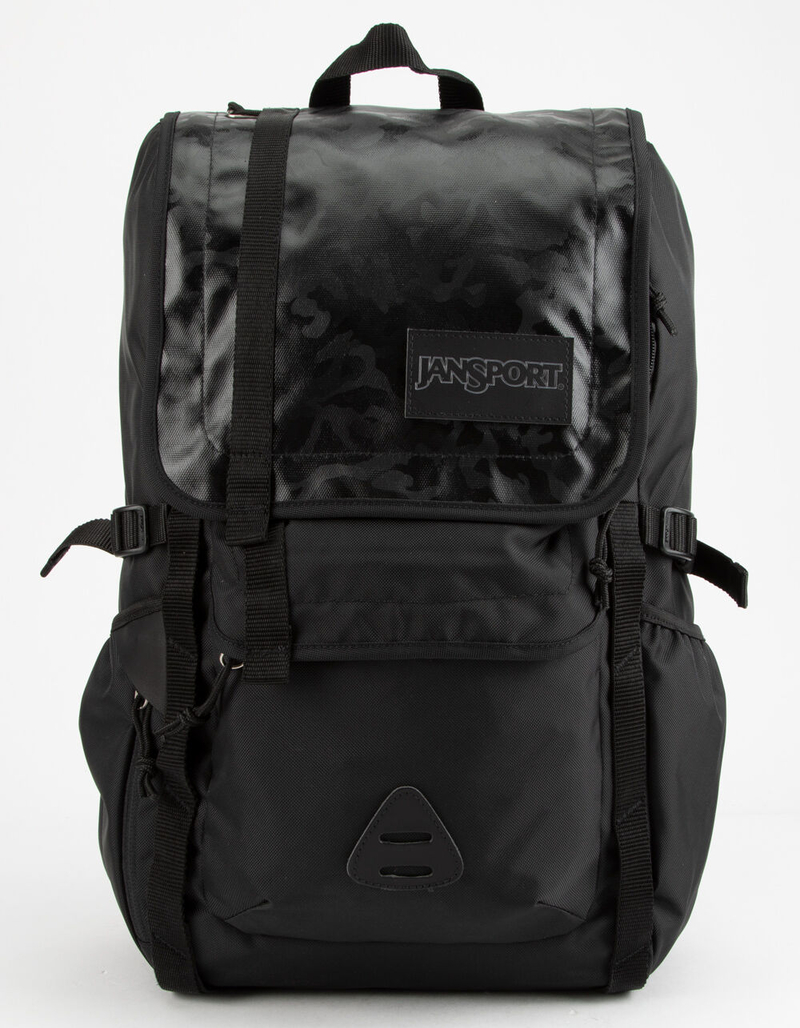 JANSPORT Hatchet Special Edition Black Camo Poly Carbonate Backpack image number 0