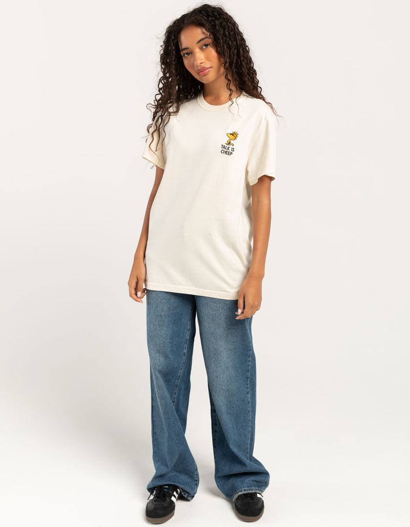 RIOT SOCIETY x Peanuts Talk Is Cheep Womens Tee image number 3