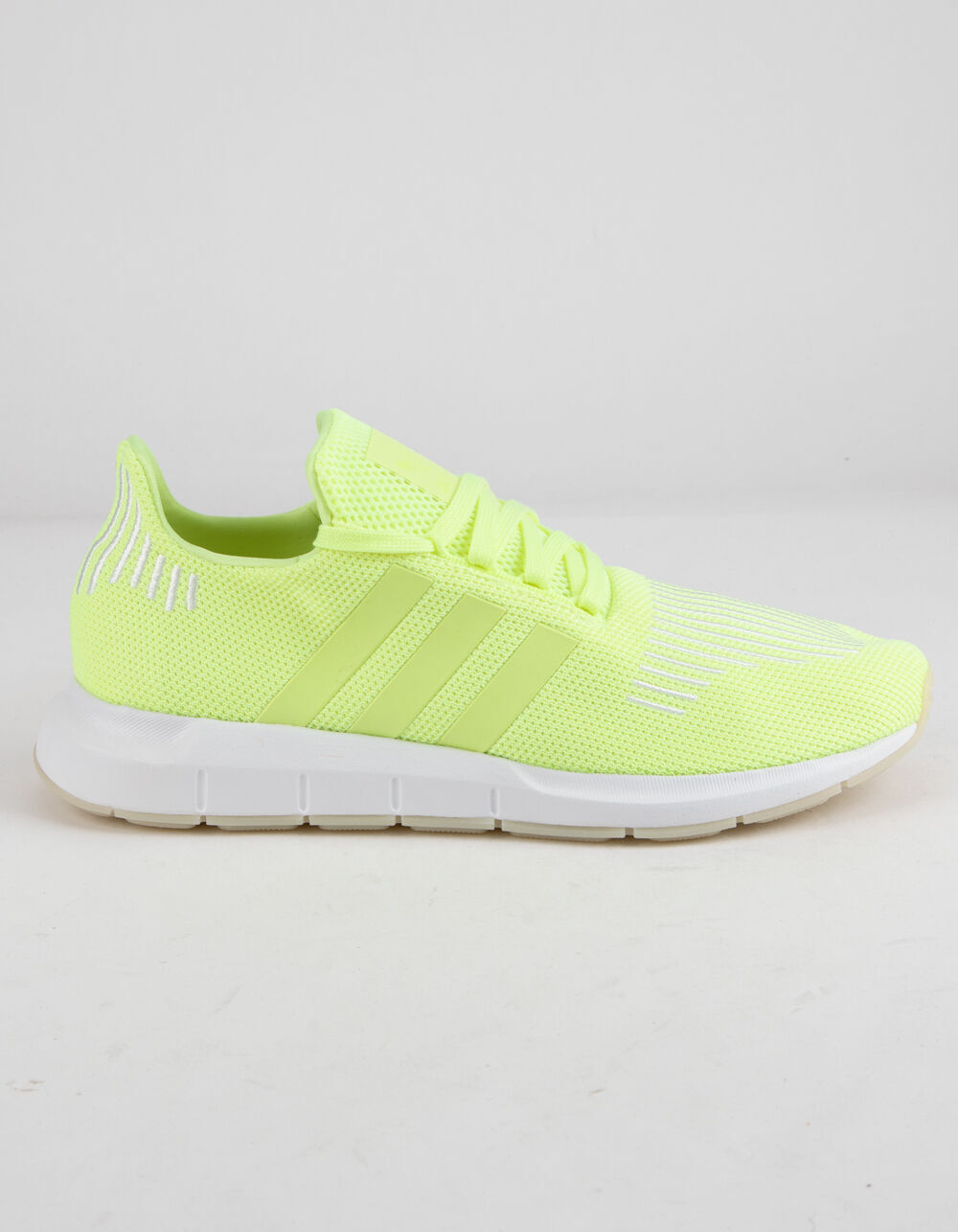 adidas neon yellow swift run shoes