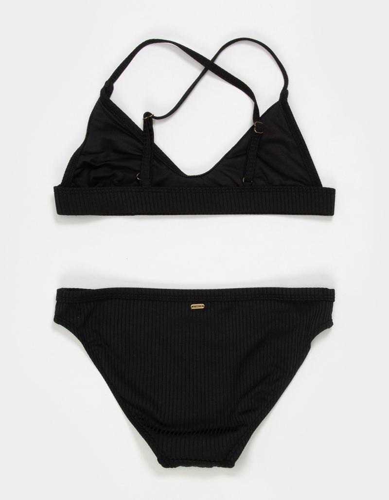 RIP CURL Premium Rib Girls Triangle Bikini Set image number 1