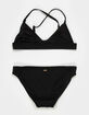 RIP CURL Premium Rib Girls Triangle Bikini Set image number 2