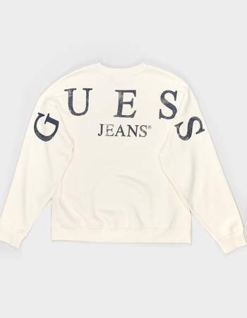GUESS JEANS Back Logo Mens Crewneck Sweatshirt Alternative Image