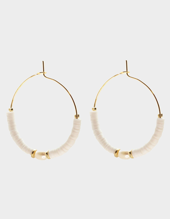 SALTY CALI Windansea Hoop Earrings Primary Image
