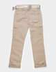 FIVESTAR GENERAL CO. Belted Crop Twill Girls Cargo Pants image number 2