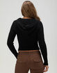 RSQ Womens Cable Zip-Up Sweater image number 4