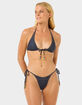 RIP CURL Dalias Denim Tie Side Skimpy Bikini Bottoms image number 1