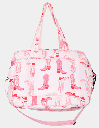 KATYDID Western Boots Weekender Bag Primary Image