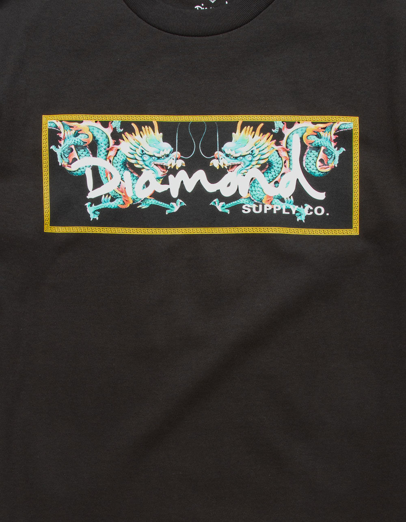 DIAMOND SUPPLY CO. Dragon Box Logo Mens T-Shirt image number 1