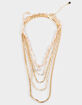 FULL TILT Pearl Multi Layered Necklace image number 1