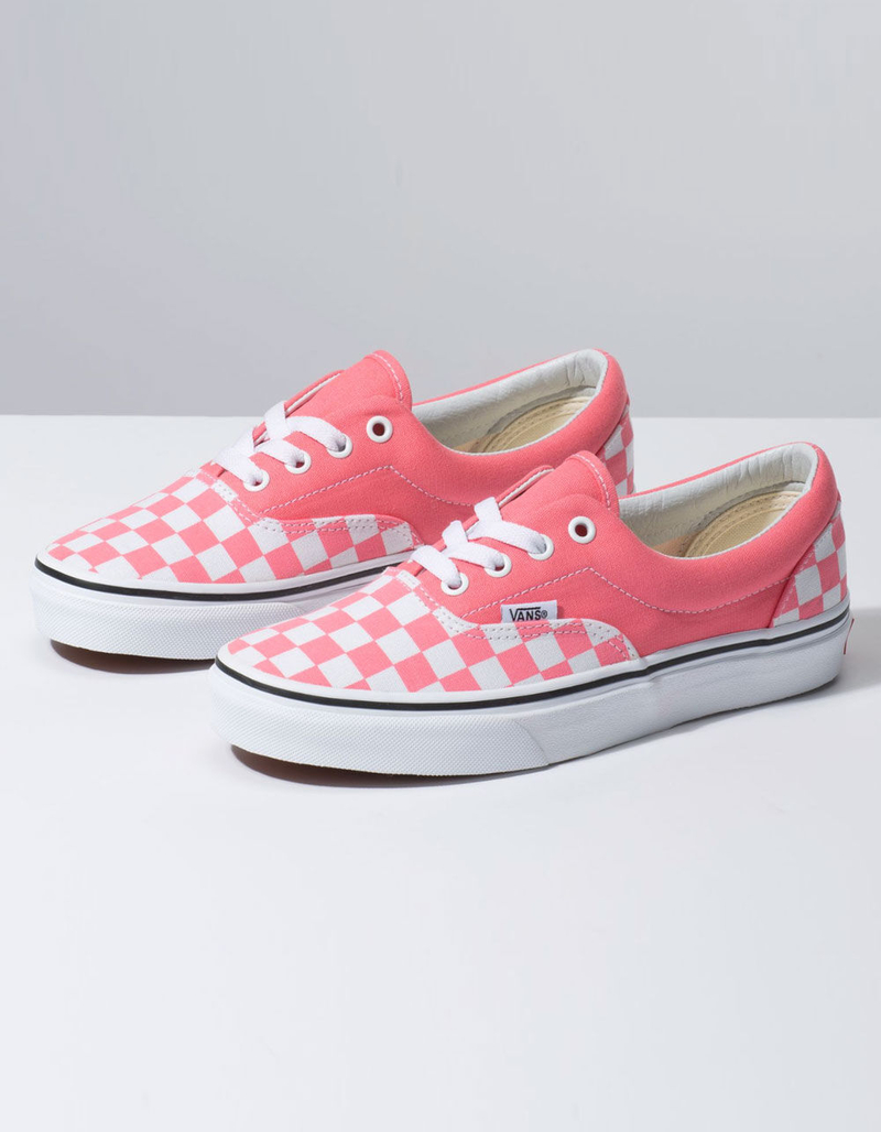 VANS Checkerboard Era Strawberry Womens Shoes image number 1