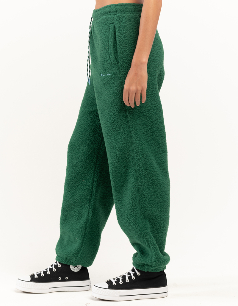 CHAMPION Teddy Embroidered Womens Fleece Joggers image number 2