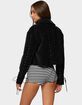 EDIKTED Ryder Faux Suede Biker Jacket image number 3