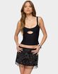 EDIKTED Karin Cut Out Ribbed Tank Top image number 1