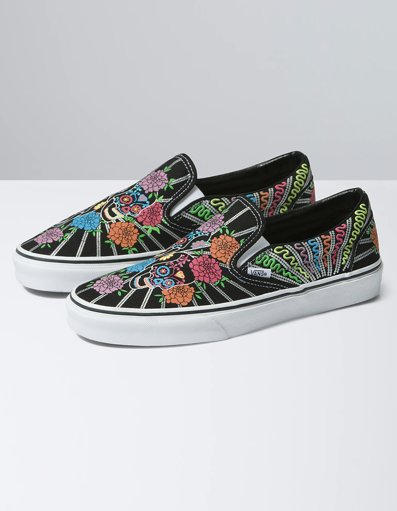 VANS Dia De Muertos Classic Slip-On Shoes image number 0