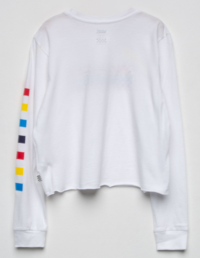 VANS Check Tangle White Girls Tee image number 1